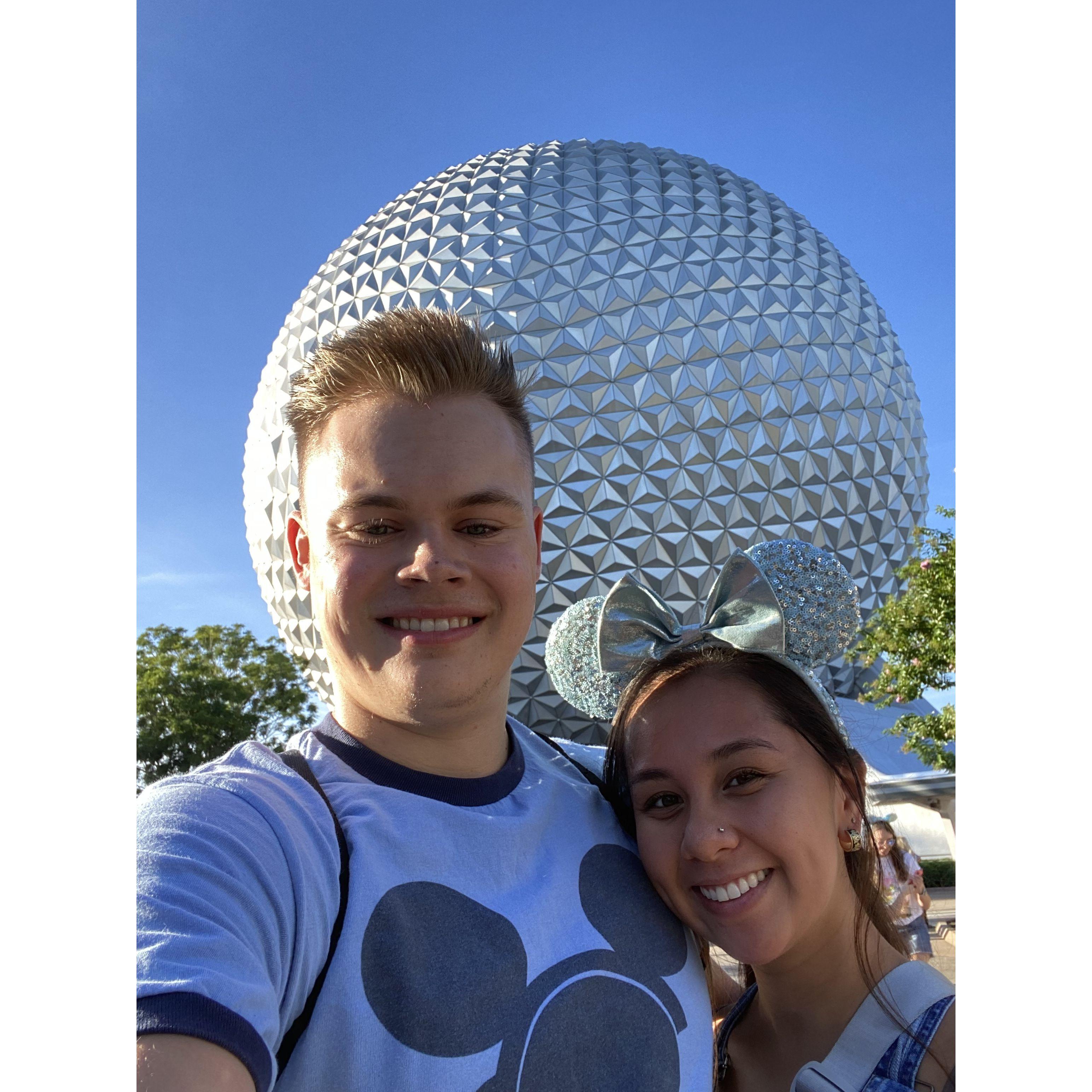 First time together in Epcot!