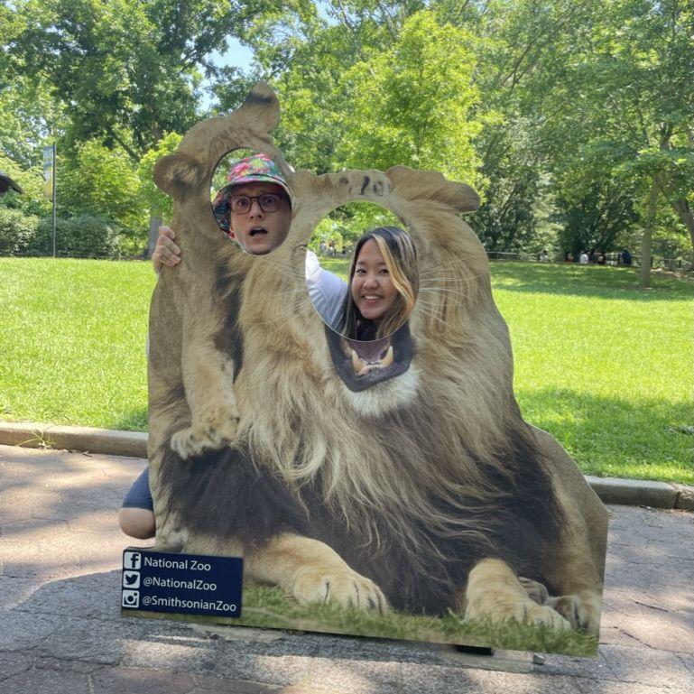 Eddie and Juliana at the zoo!