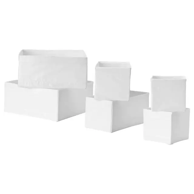 SKUBBBox, set of 6, white