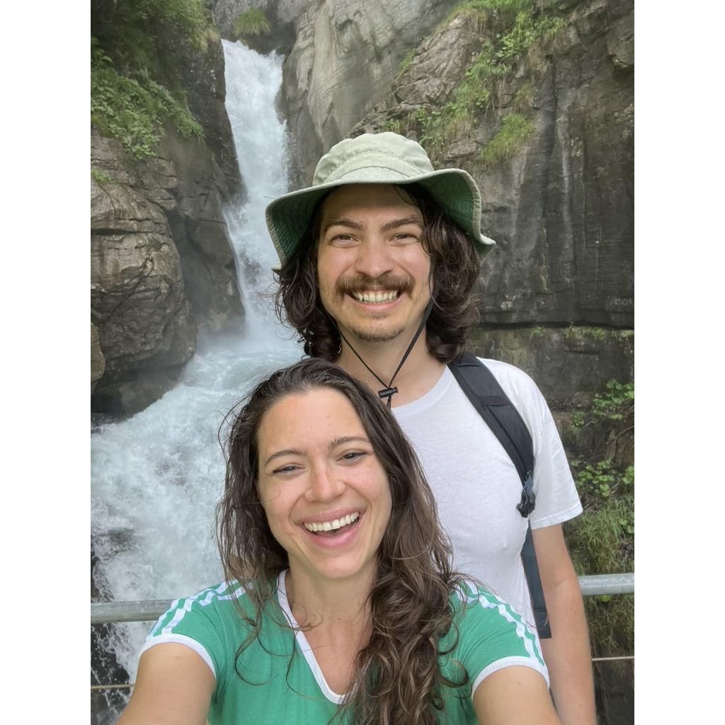 June 2023 ~ Top of Giessbach Waterfall in Interlaken, Switzerland