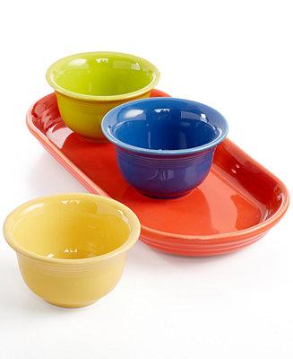 Mixed Colors 4-Piece Entertaining Set, Created for Macy's