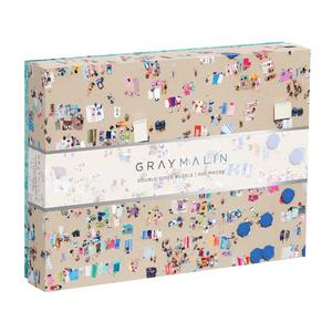 Gray Malin Beach 500 Piece Double-Sided Puzzle  Game   – January 1, 2019