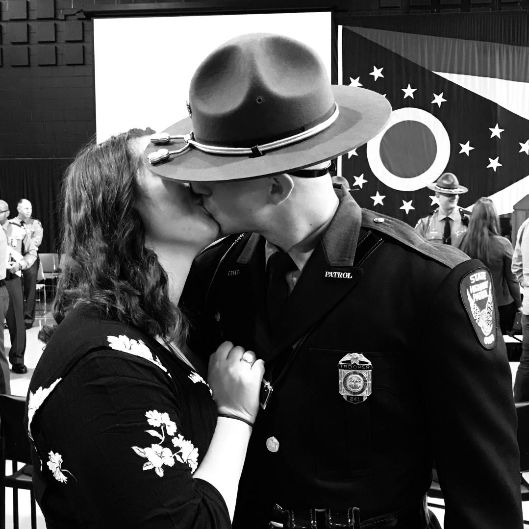 Ryan's graduation from the patrol academy.