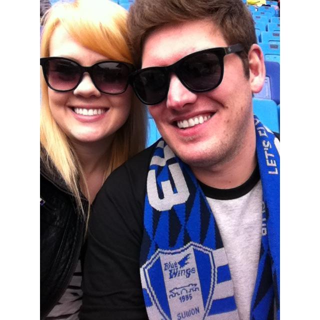 Soccer game in South Korea - 2013
