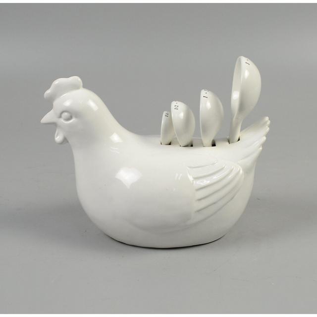 Drew DeRose Designs Rooster 5-Pieces Measuring Spoon Set