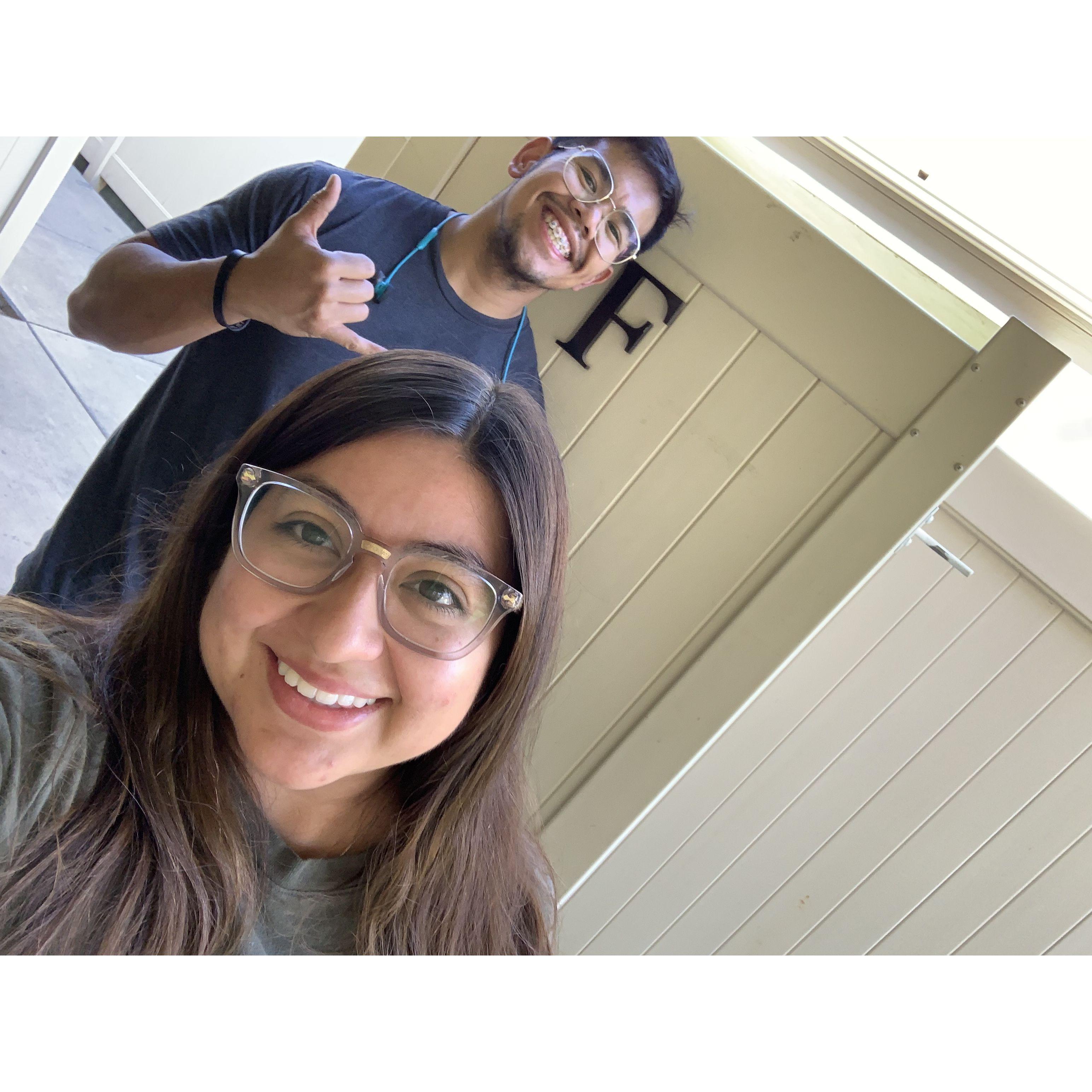 Our first place together