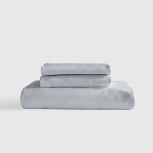 Bamboo Fitted Sheet Set - Mist, King (Without Flat Sheet)