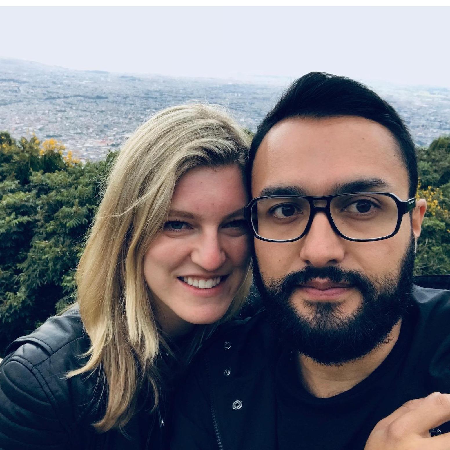 The top of Monserrate in Bogota.