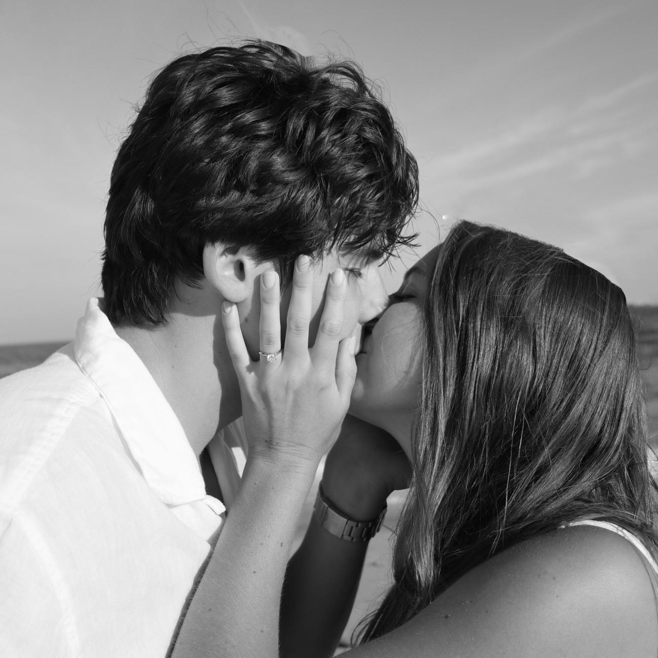 When we got engaged!