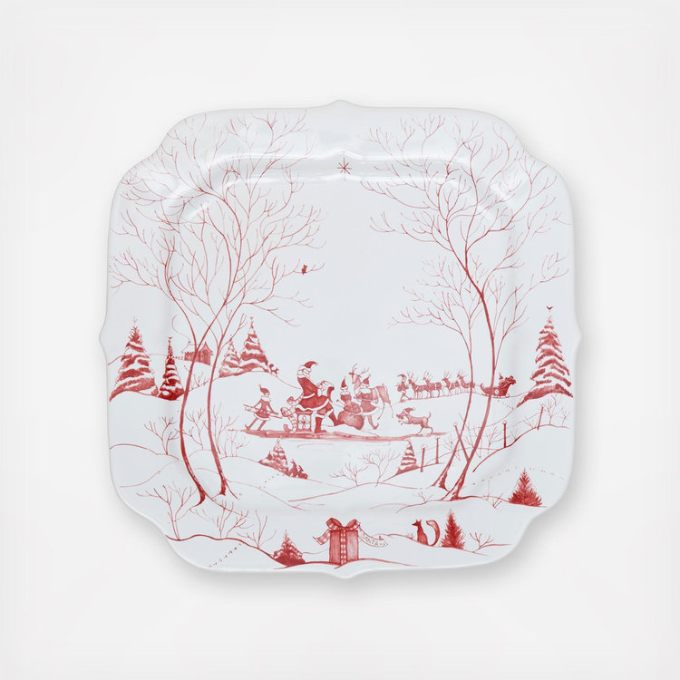 Juliska, Country Estate Winter Frolic Santa's Cookie Tray | Zola