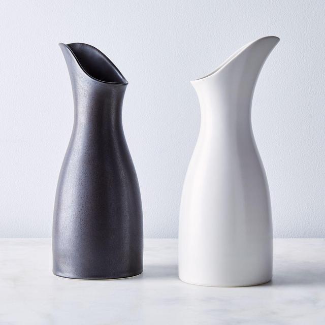 Simon Pearce Handmade Barre Pitcher in Slate