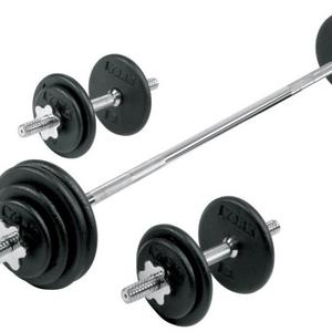 Pro Cast Iron Dumbbell / Barbell Spinlock Set