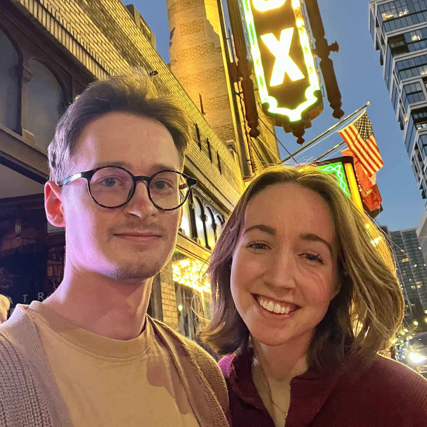 My birthday, we went to go see a Mamma Mia play