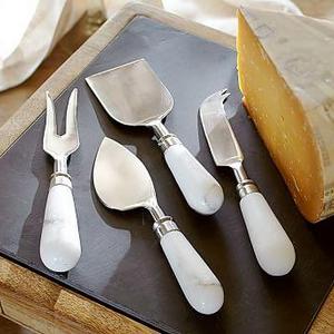 Marble Cheese Knives, Set of 4
