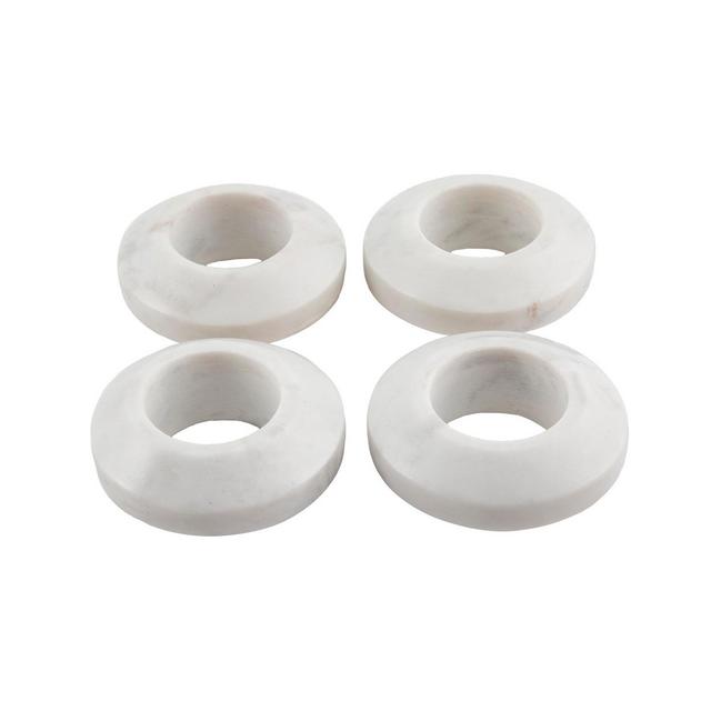 Thirstystone S/4 Beveled Marble Napkin Rings