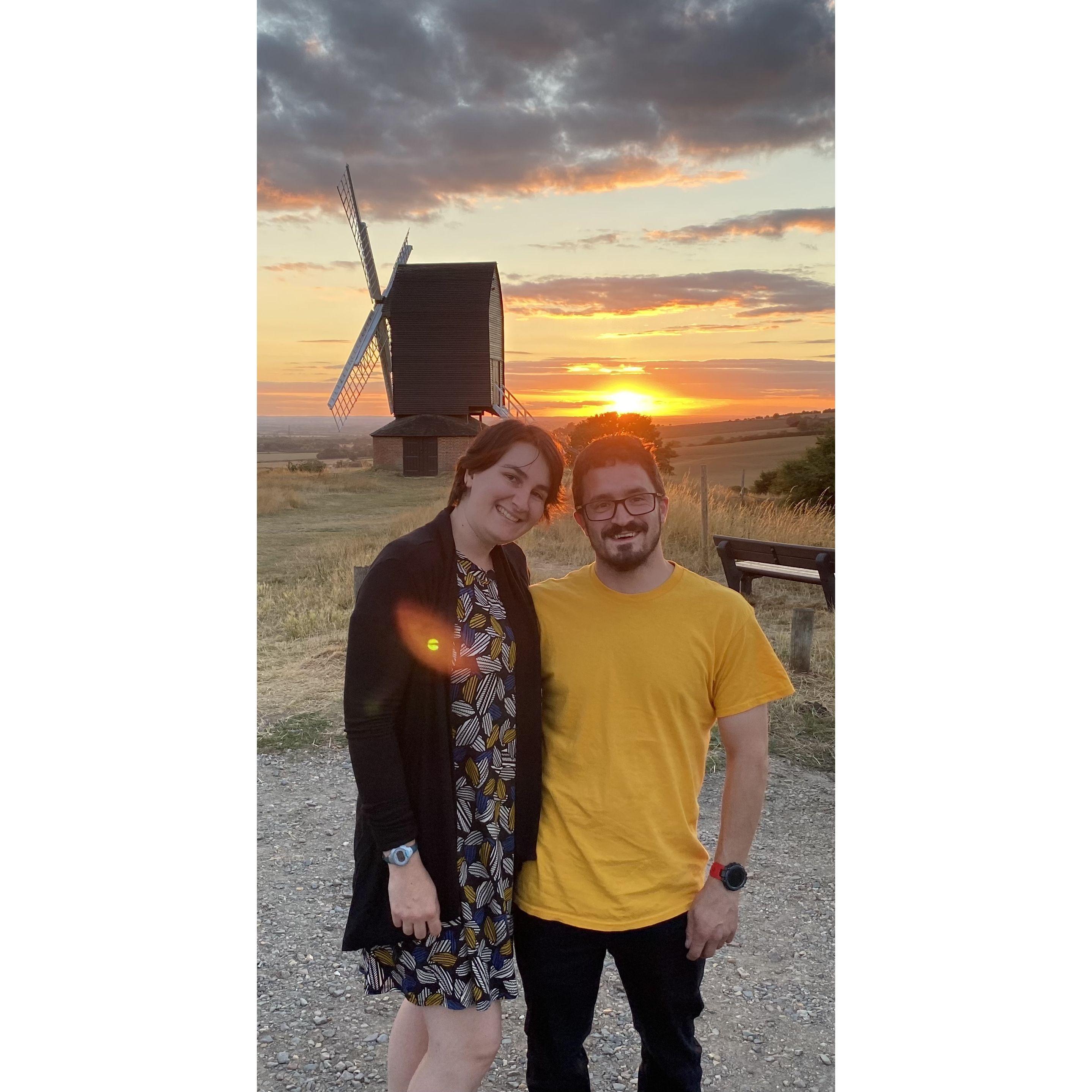 The Brill Hill Windmill. Rhymey and an excellent sunset spot!