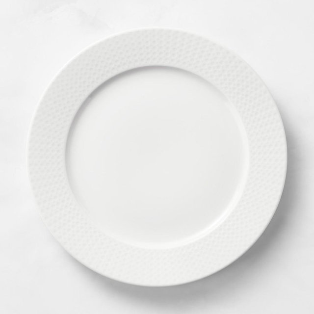 Pillivuyt Perle Porcelain Dinner Plates, Set of 8