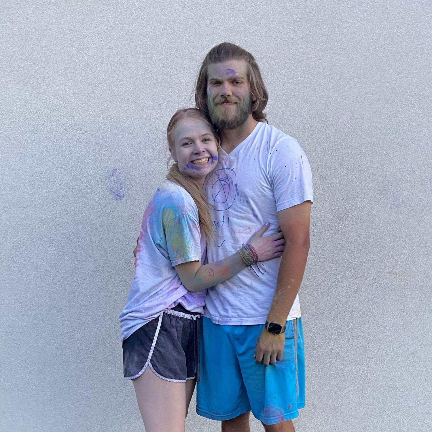 Youth Chalk Fight...we didn't do much supervising (2021)
