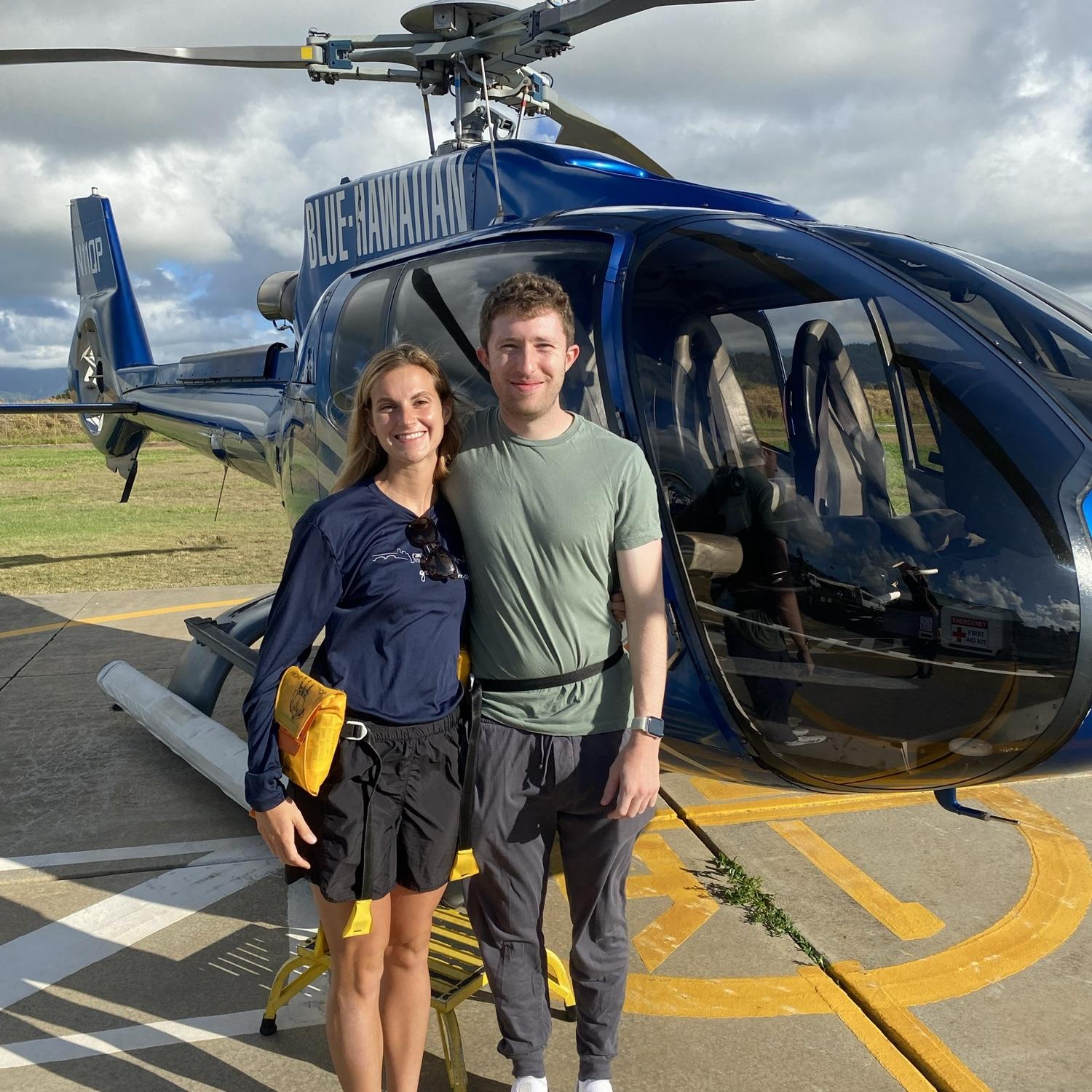 Helicoptering in Hawaii