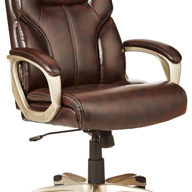 AmazonBasics High-Back Executive Chair - Brown