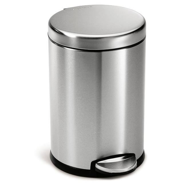 Simple Human 4.5 litre Trash Can Brushed Steel