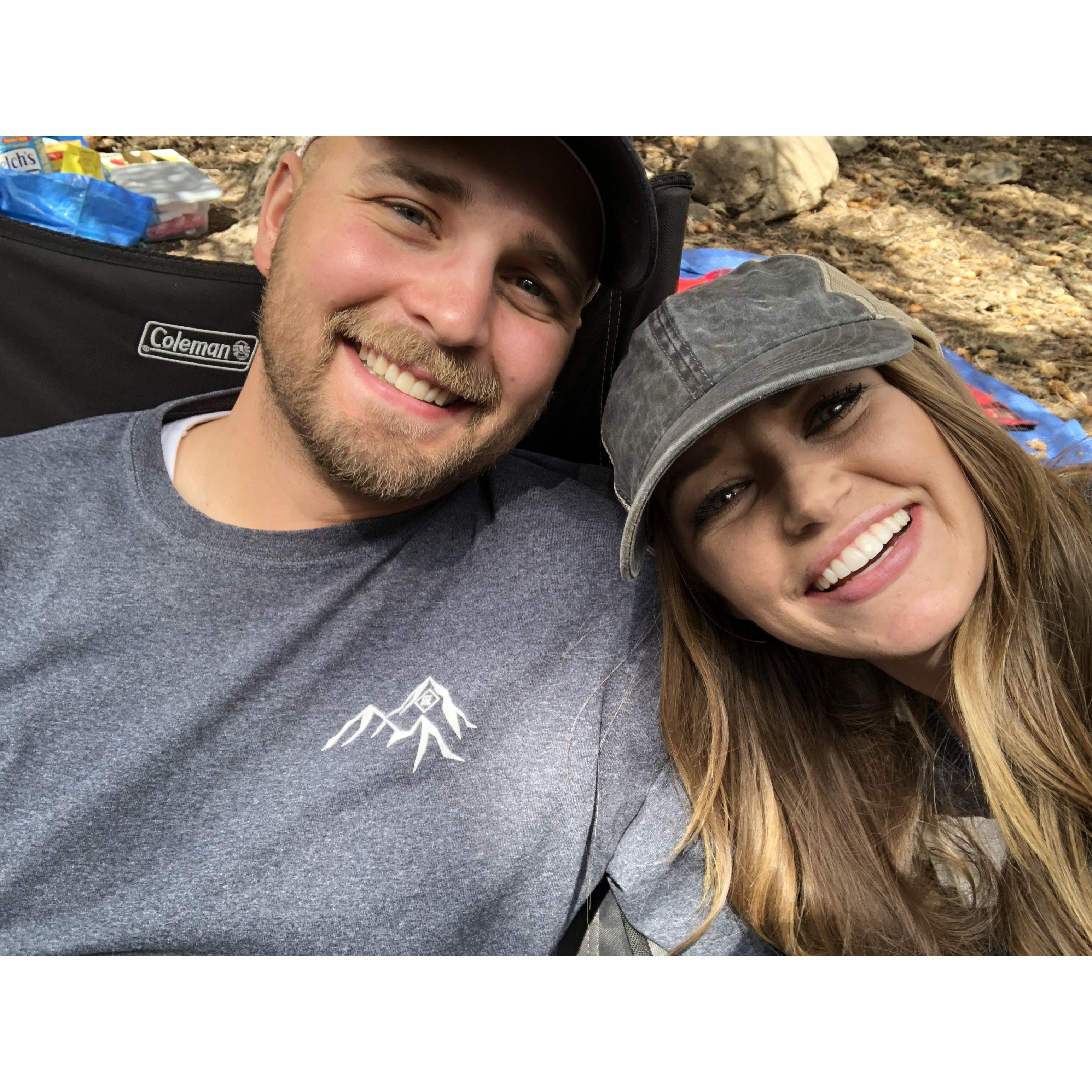 Enjoying the day with Collin’s family in Colorado.