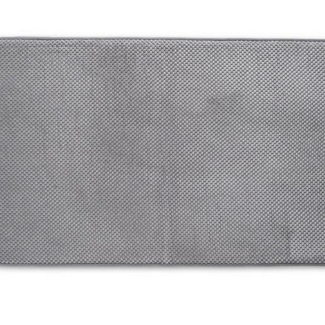 20 x 34 Bubble Memory Foam Bath Rug Classic Gray —Threshold