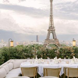 Dinner with an Eiffel Tower View