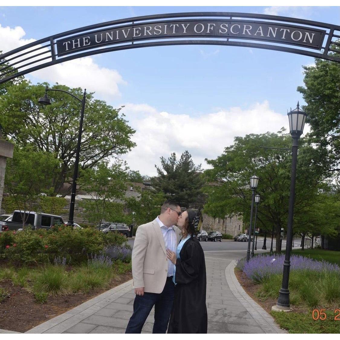 Emmi's graduation at the University of Scranton 2021