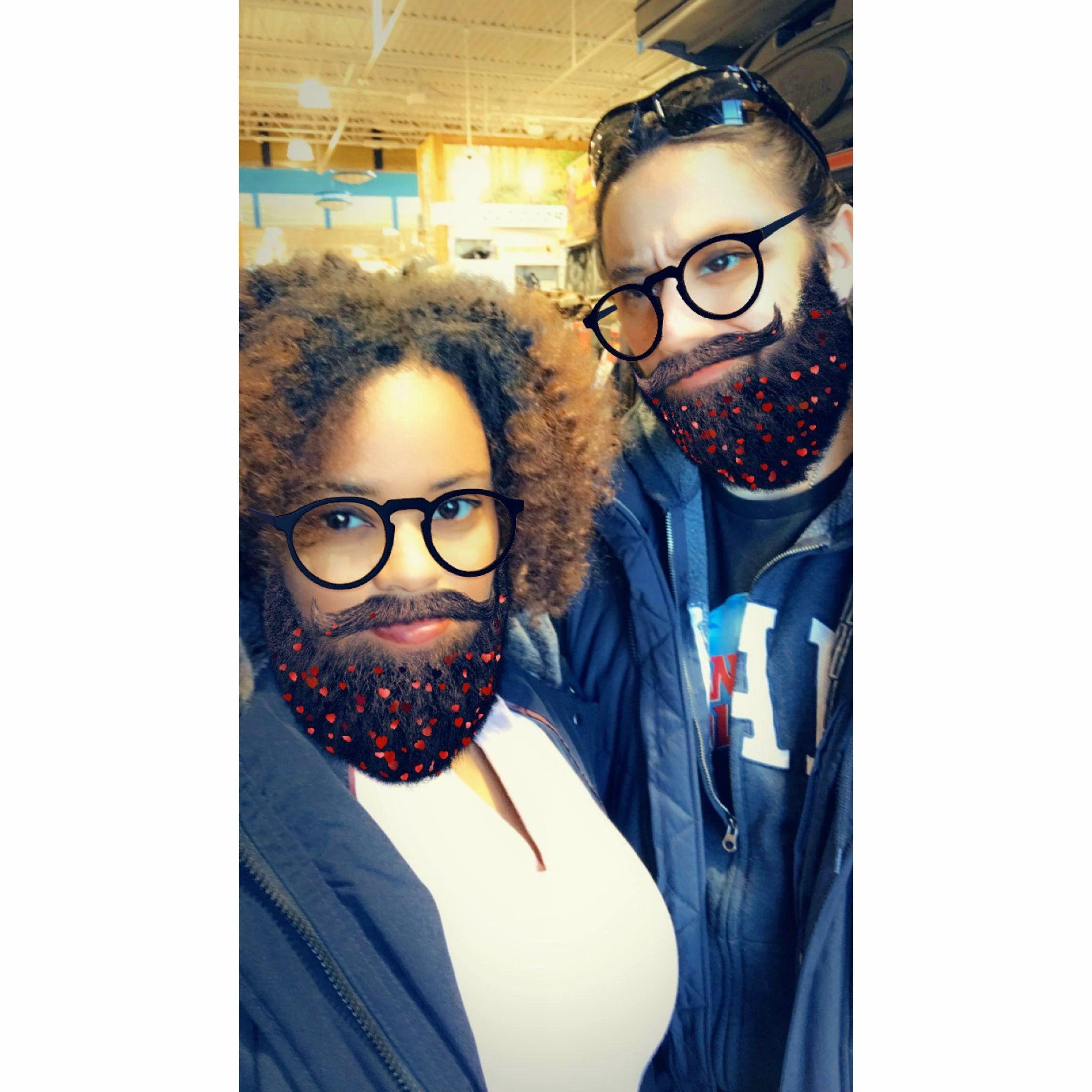 Matching beards