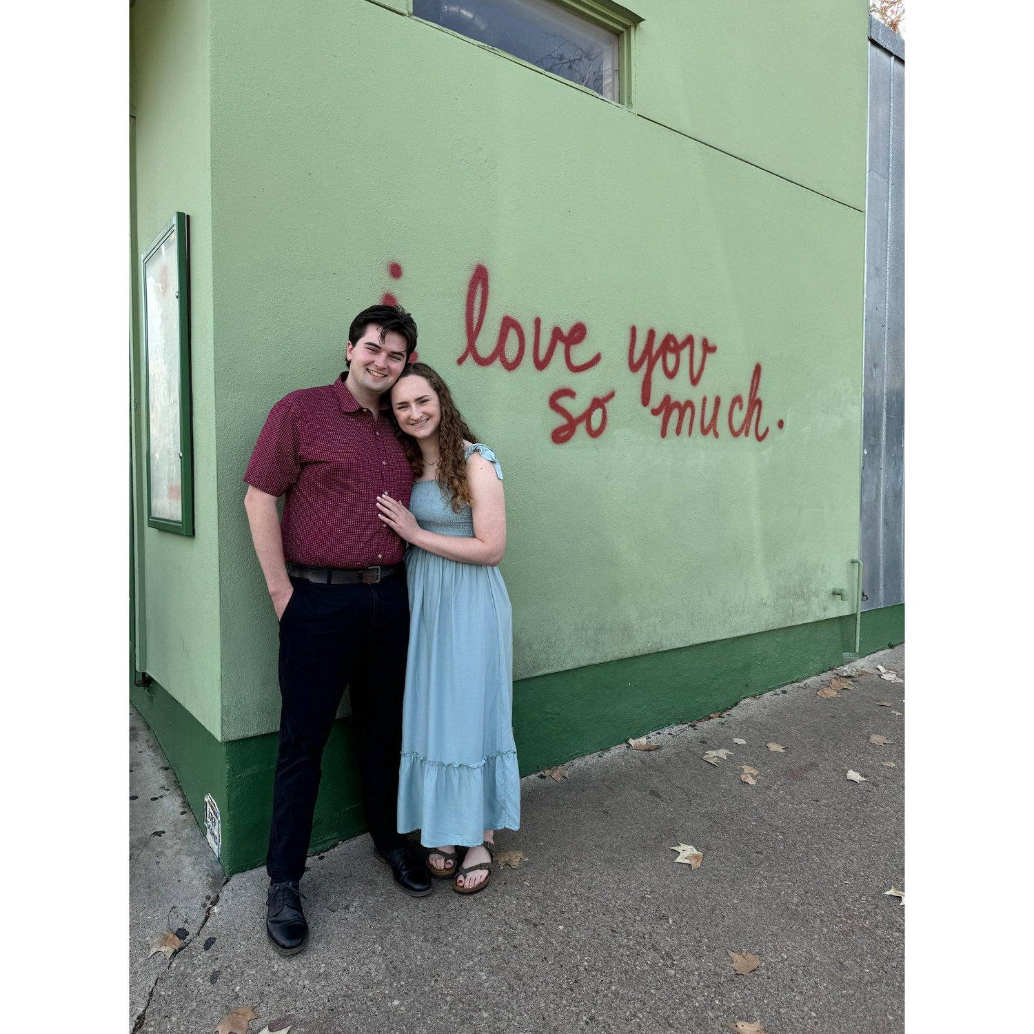 Our pre-engagement date to South Congress