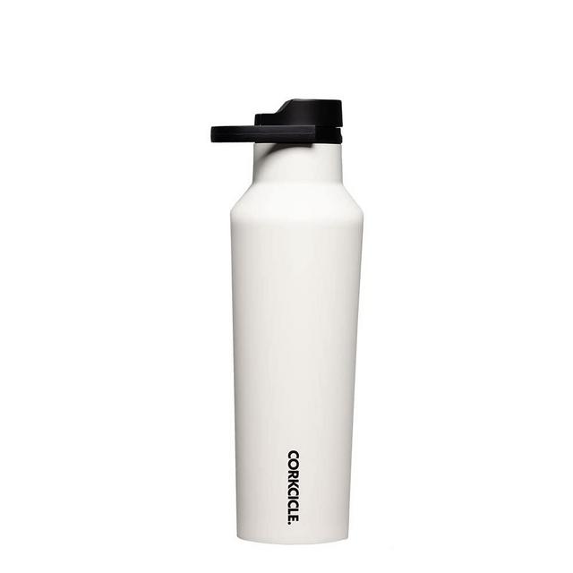 Corkcicle Insulated Canteen Travel Water Bottle, Triple Insulated Stainless Steel, Easy Grip Straw Mouth, Keeps Beverages Cold for 25 Hours or Warm for 12 Hours, 20oz, Dune