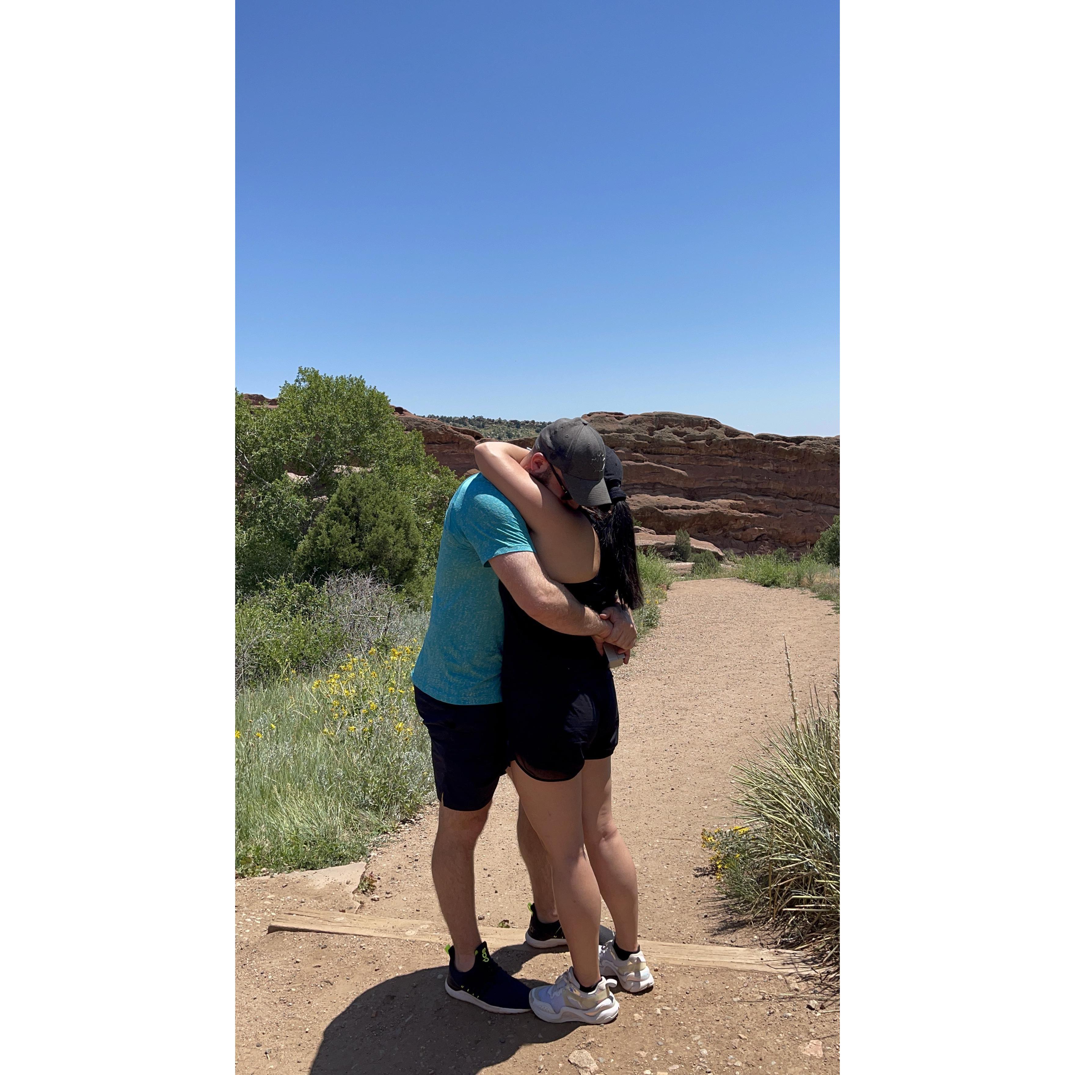 She said YES!