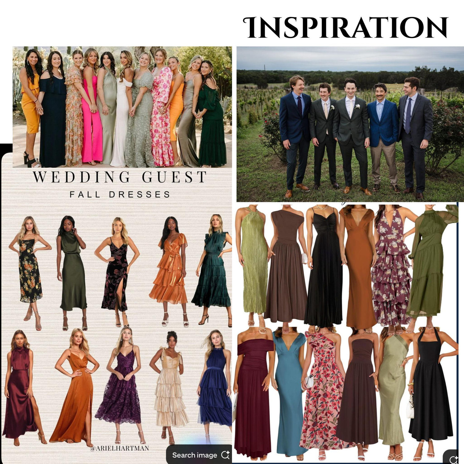 Wedding Day Cocktail Attire Outfit Inspiration