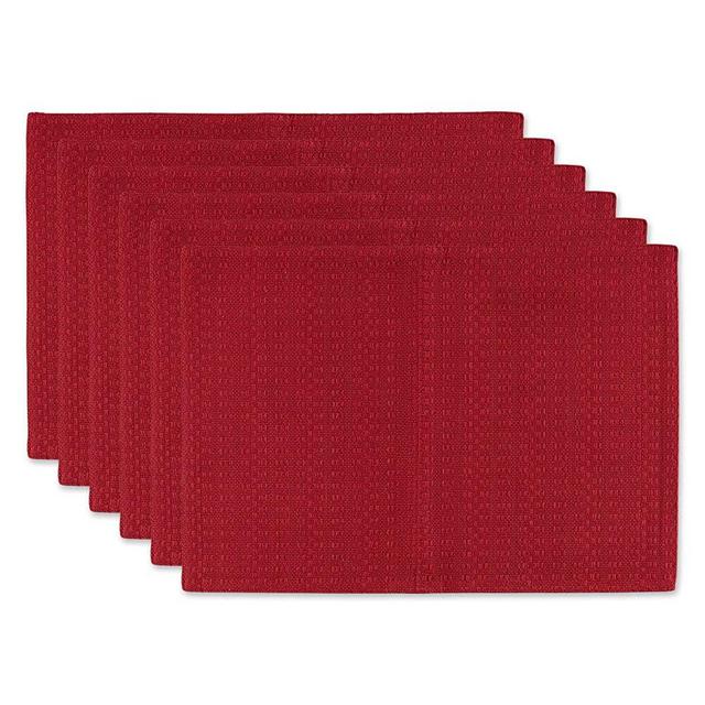 DII Harvest Market Tabletop Collection, Redwood, Placemat Set, 6 Piece