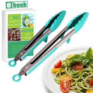 Stainless Steel Kitchen Tongs Set