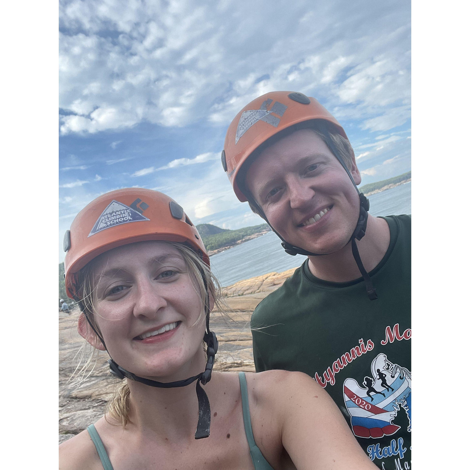 Rock climbing in Acadia for Andy's birthday!