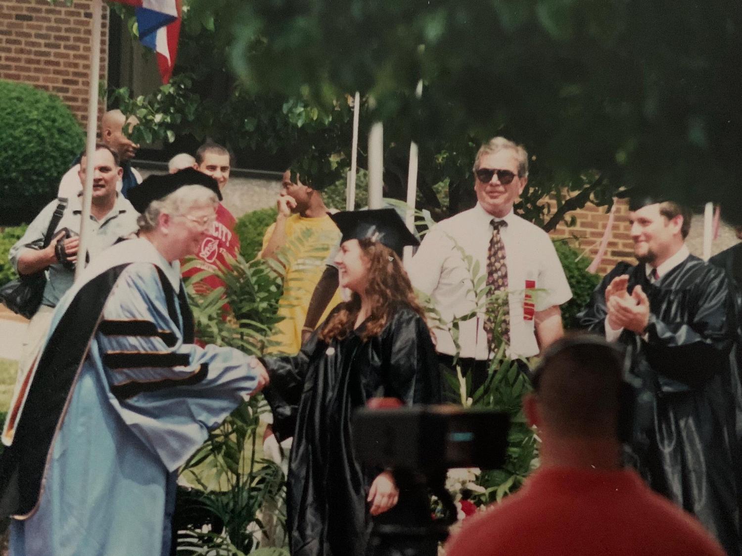 The look of pride on Tim-bo’s face is one I strive to see daily. He is my rock, he’s always been. I am one blessed lady to have had this guy in my life for so long 🥰 Shenandoah graduation 2000