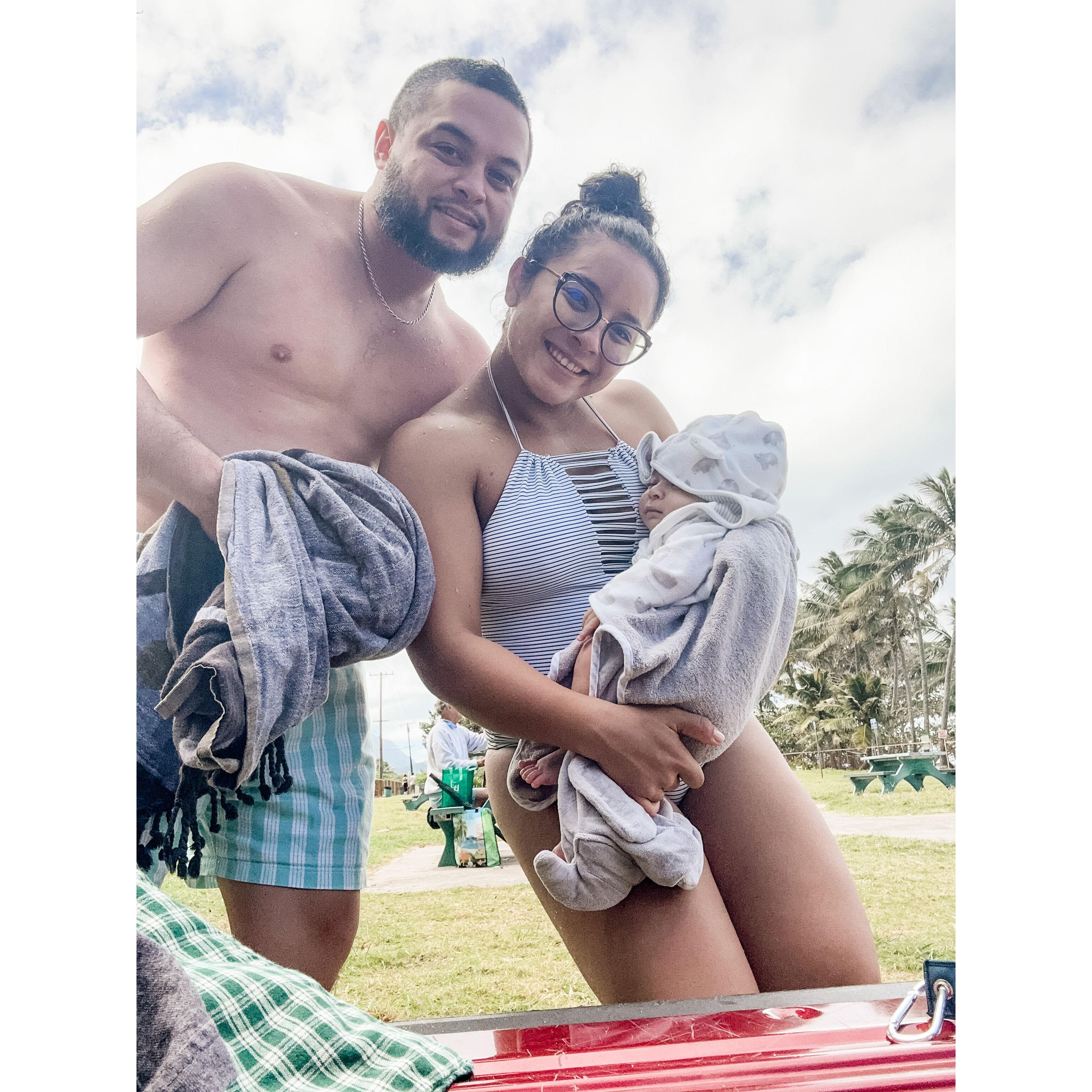 Kaha'i's first beach day - Feb. 2024