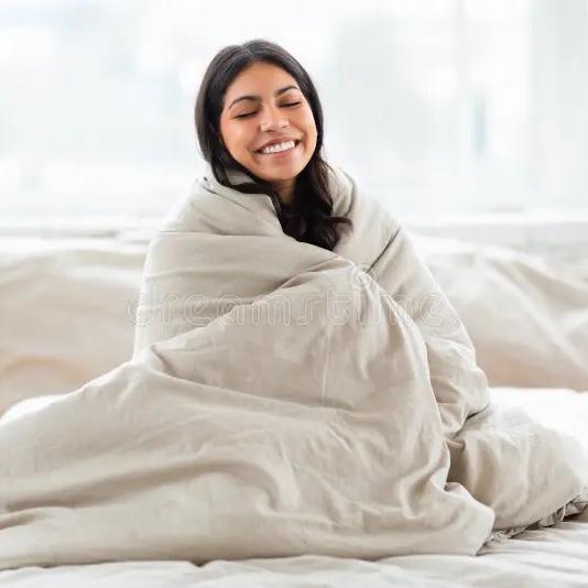 Blanket for the bride to be covered with reason