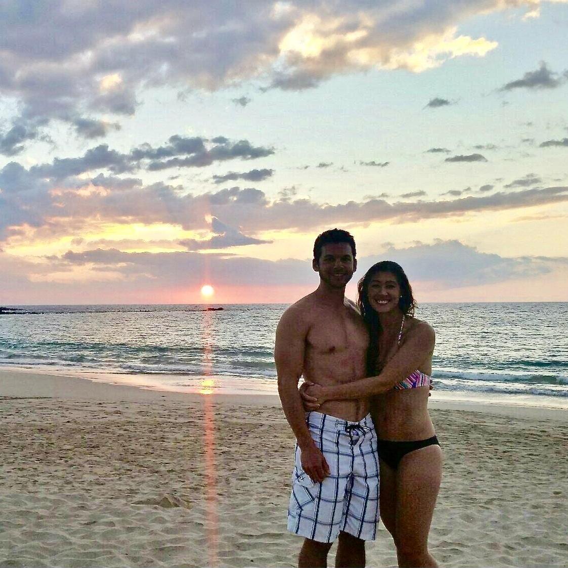 Sunset in Maui Winter 2016