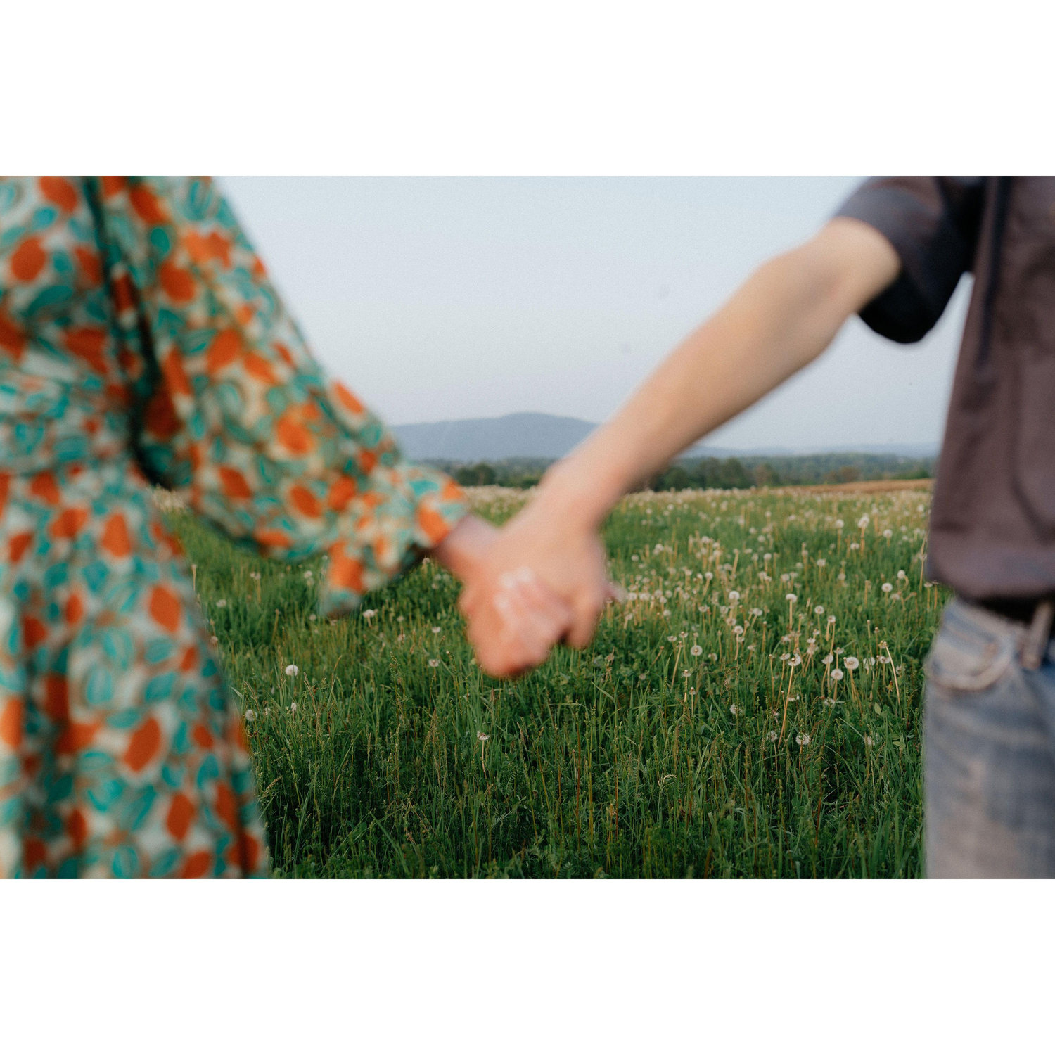 We had our engagement photoshoot done on our house lot, which has this beautiful view of Bigrock Mountain in the back!