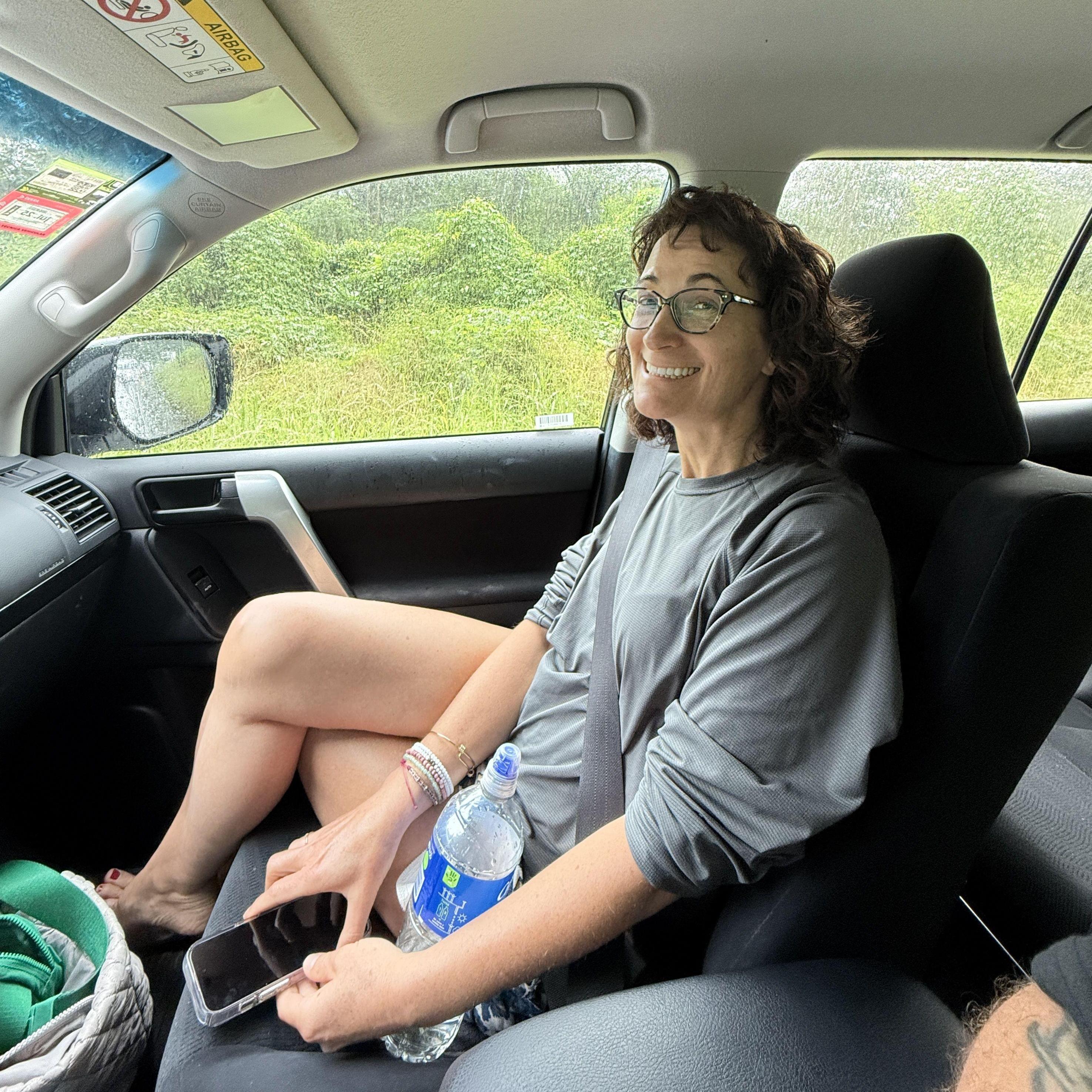 Somewhere on the Nicoya Peninsula, we hit traffic, torrential rain, a mudslide, and the limits of bladder control. One of us peed in a bottle. We won’t say who… (it was Jason). 🚽