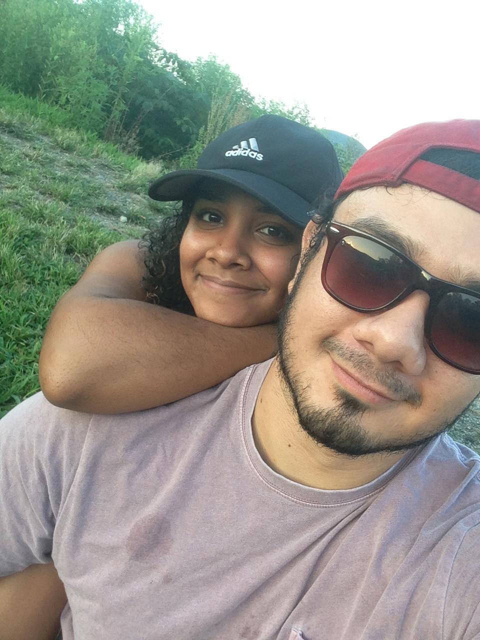 One of our first dates in the mountains!