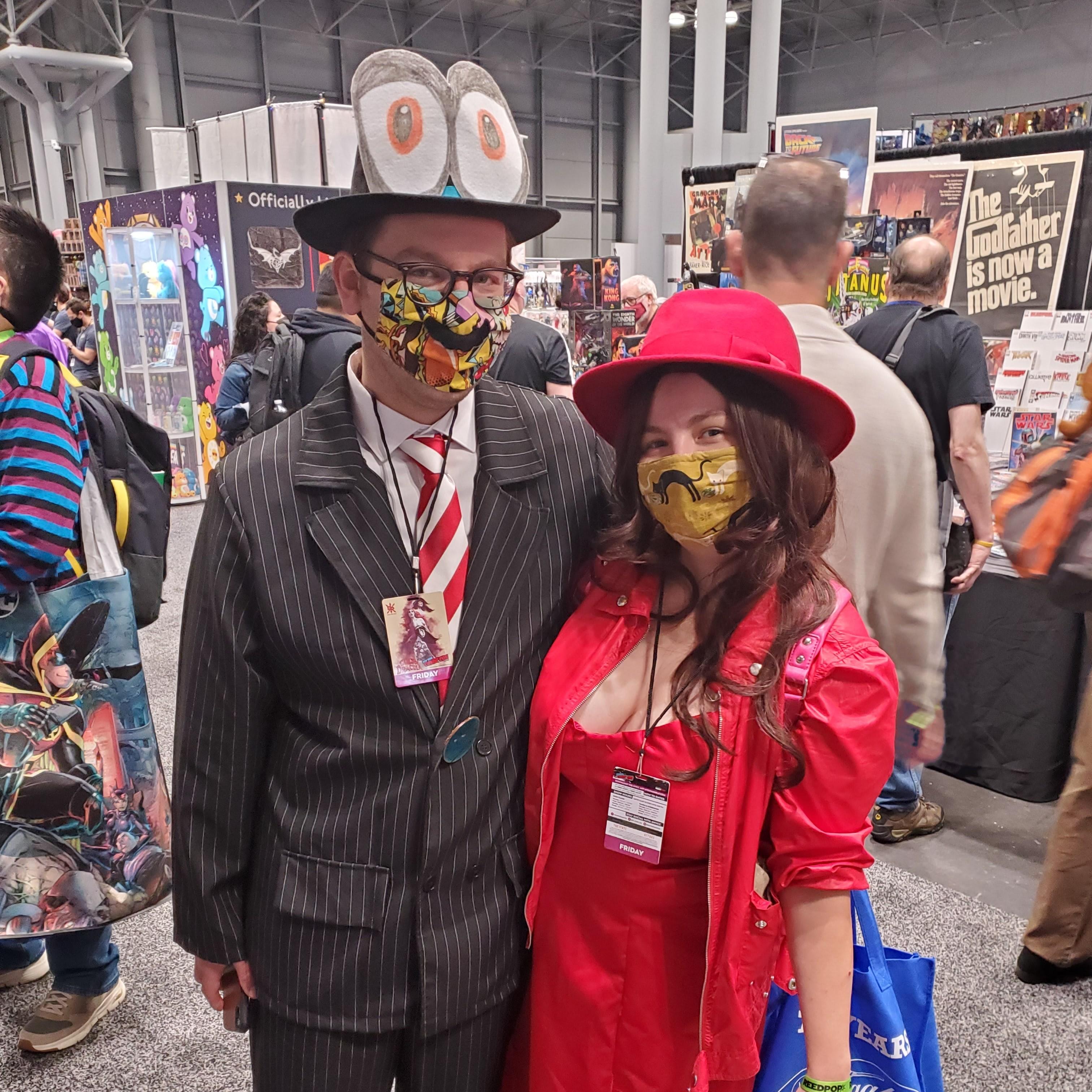 Cosplaying from the Super Mario Odyssey videogame at NYCC