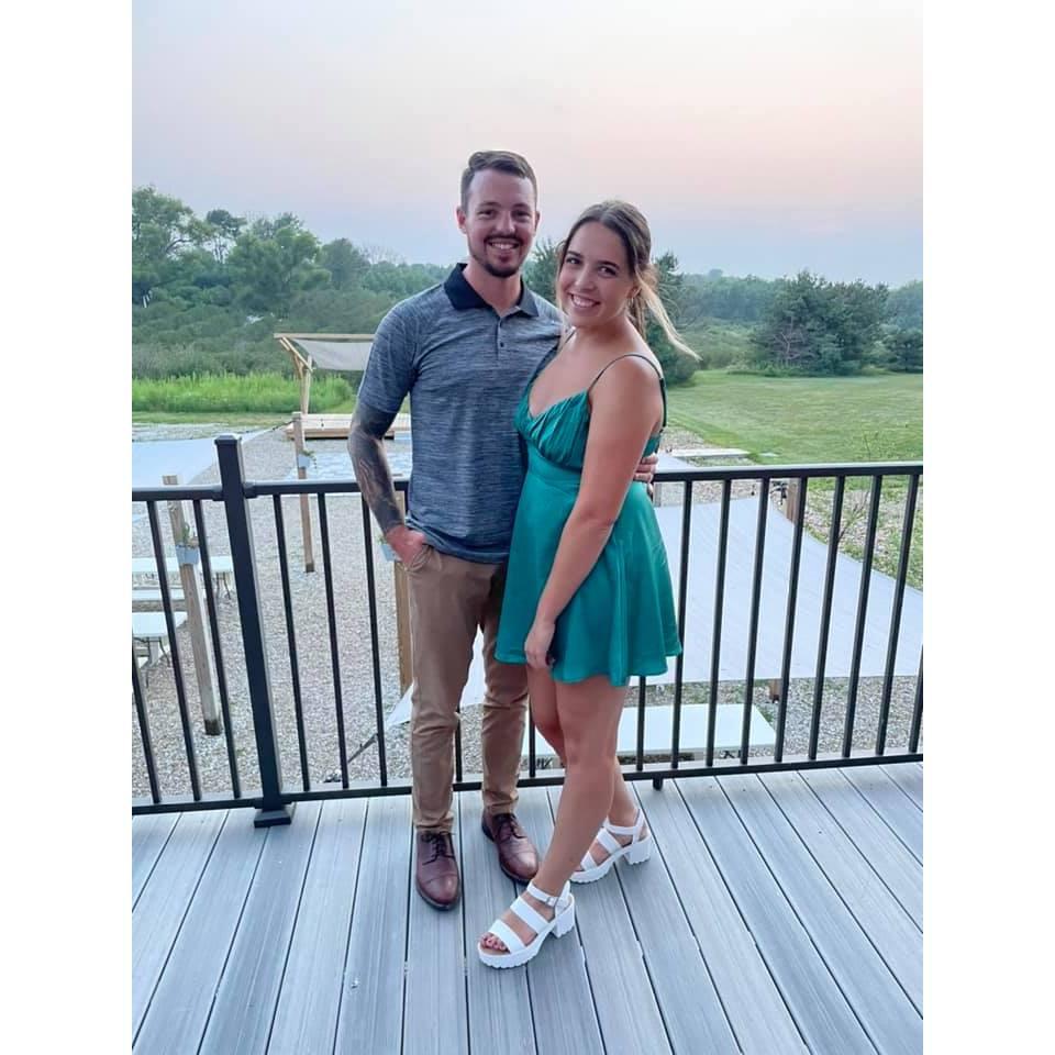 We have gotten plenty of practice in attending several, several weddings throughout our time together. We can't wait for it be our own this time!