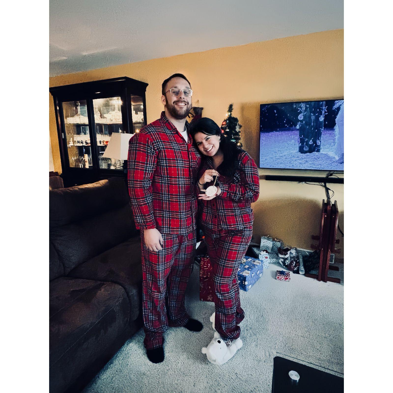 Our first Christmas as husband and wife.