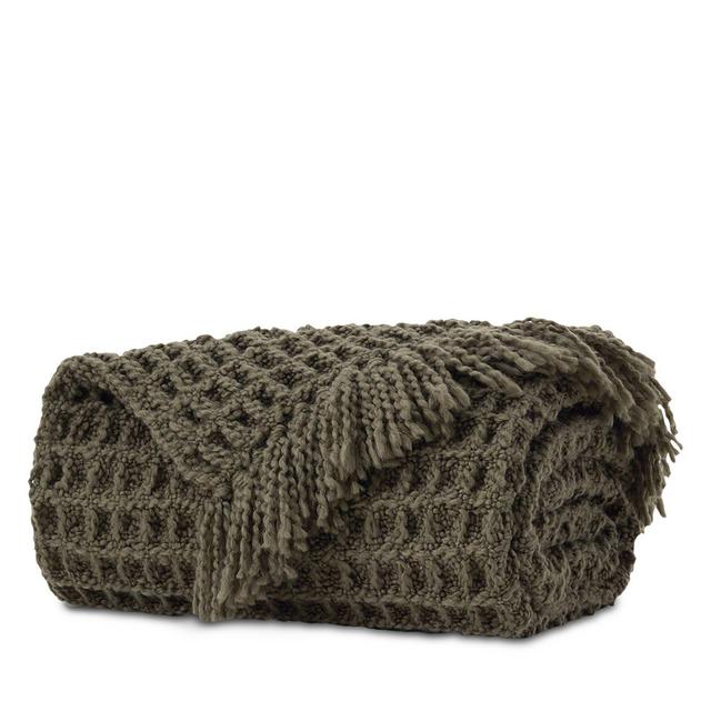Boll & Branch Grand Waffle Merino Wool Throw Blanket
