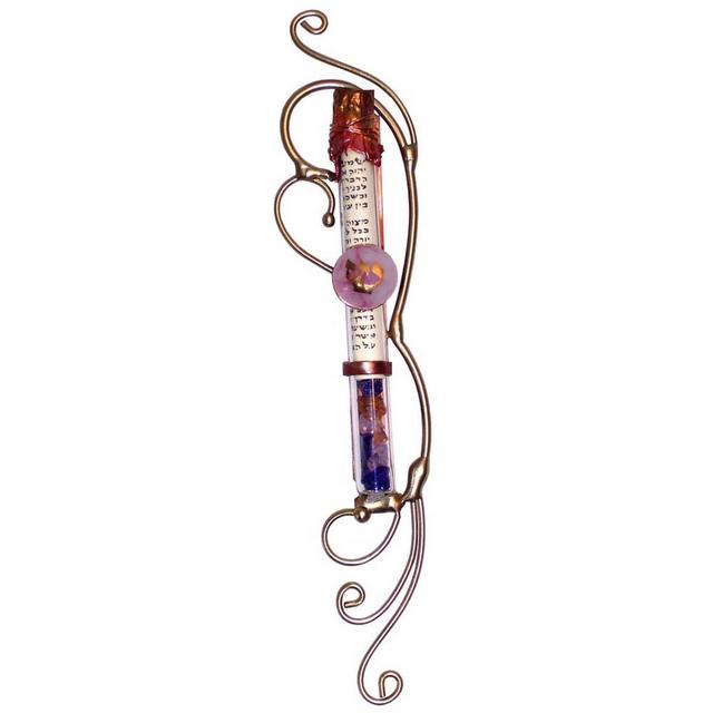 Gary Rosenthal Swirled Heart Wedding Glass...