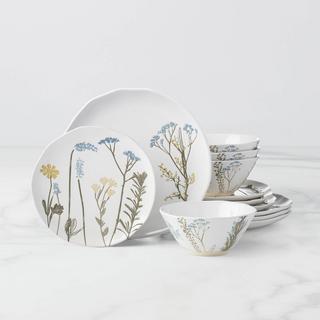 Wildflowers 12-Piece Dinnerware Set, Service for 4